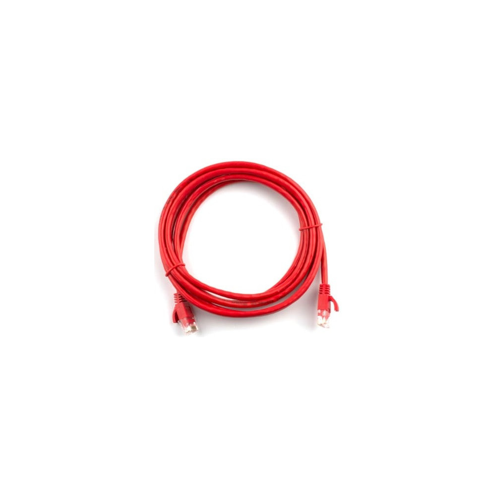Câble RJ45 Cat6 UTP 1M / Rouge