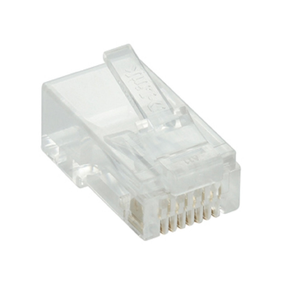 100x Connecteurs modulaire RJ45 UTP Cat6 / Transparent