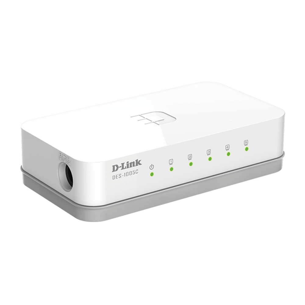 Switch D-LINK 5 Ports 10/100 Mbps