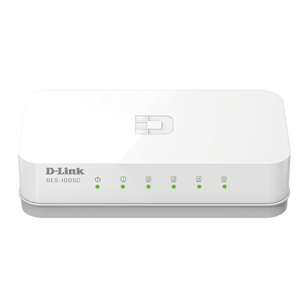 Switch D-LINK 5 Ports 10/100 Mbps