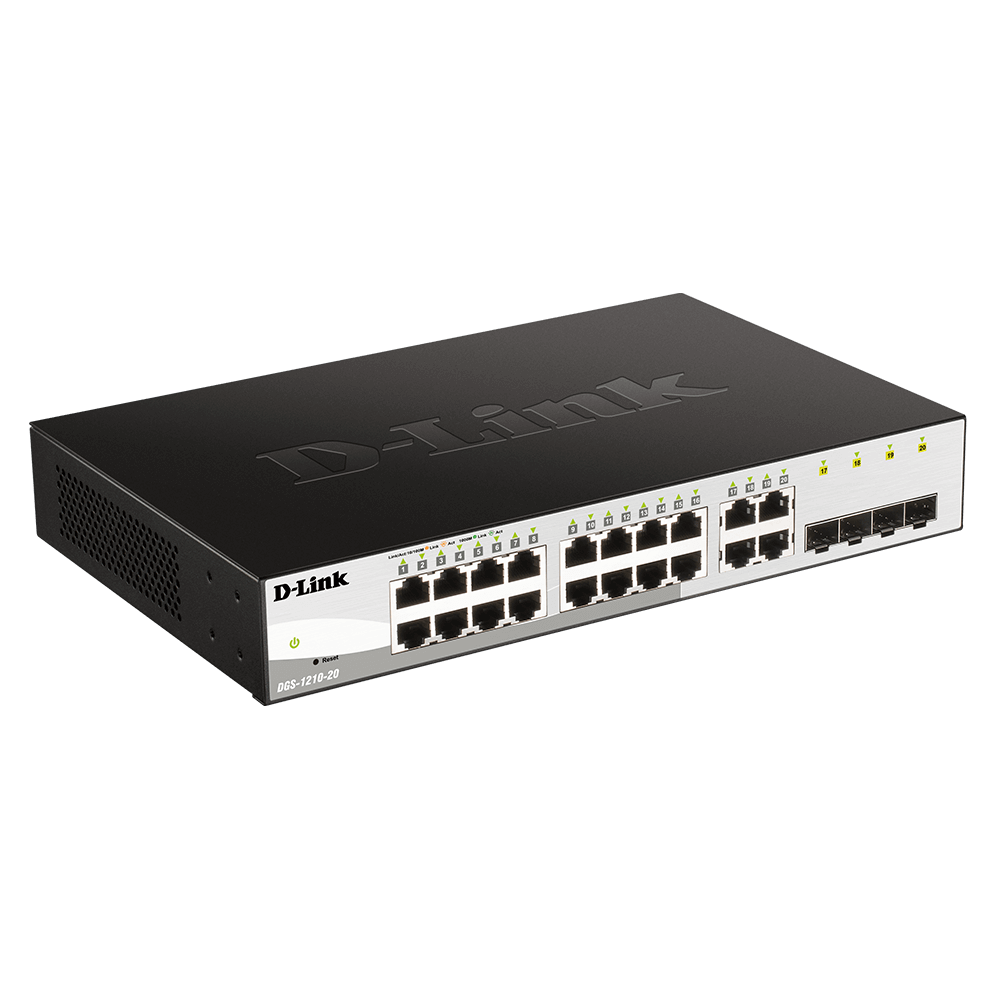 Switch Gigabit D-LINK Smart DGS-1210-20/E / 24 Ports