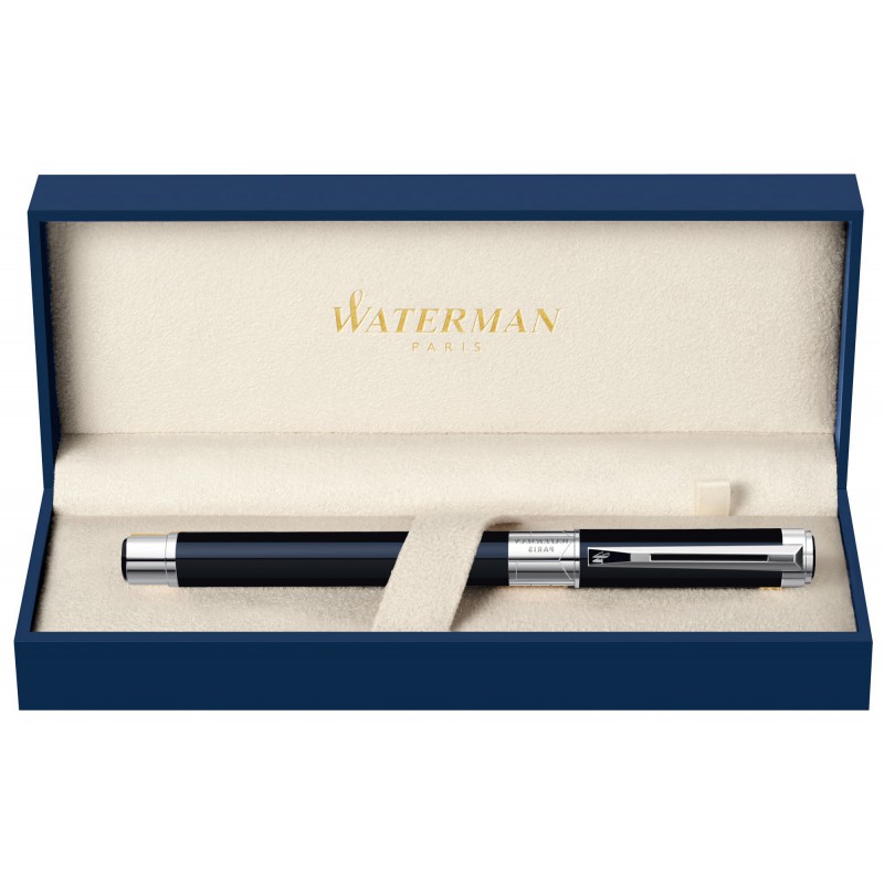 Stylo Waterman Perspective Noir / Chromé Plume Stylo Waterman Perspective Noir / Chromé Plume