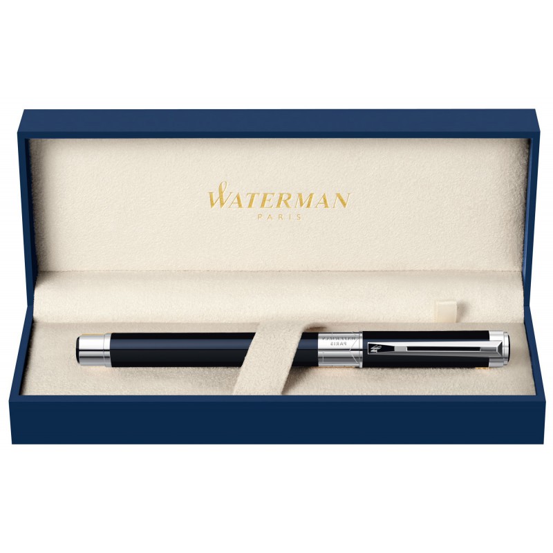 Stylo Waterman Perspective Noir / Chromé Plume