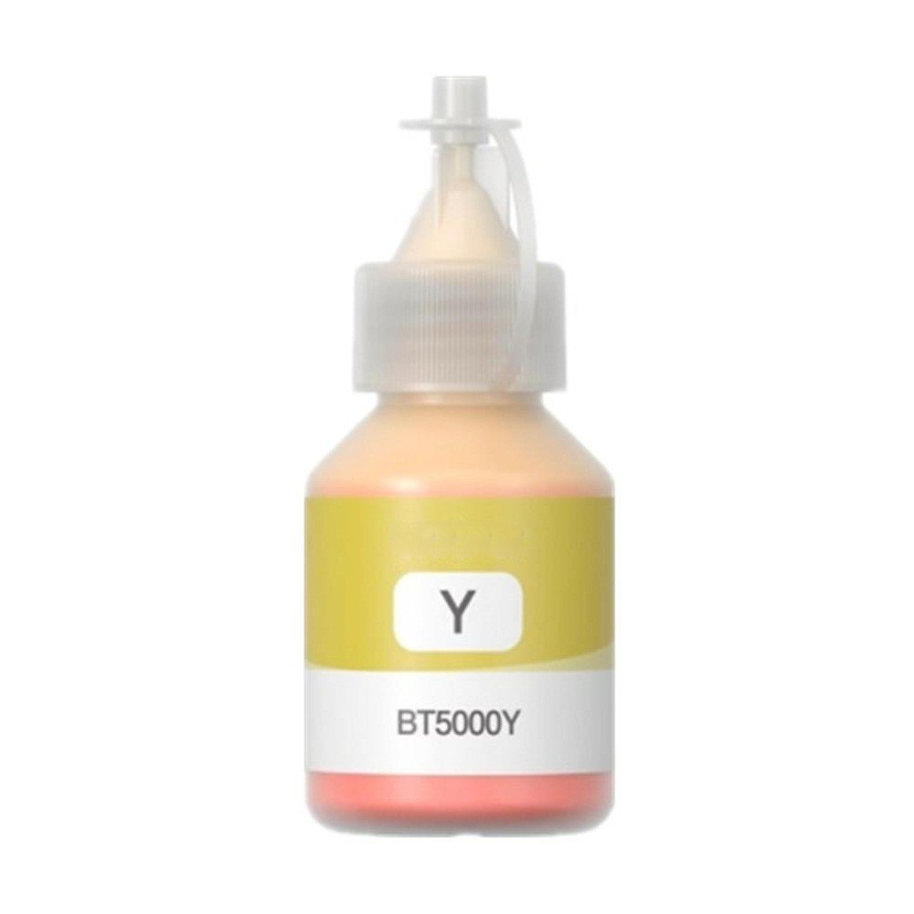 BOUTEILLE D'ENCRE ADAPTABLE BROTHER BT5000Y / 100ML / YELLOW