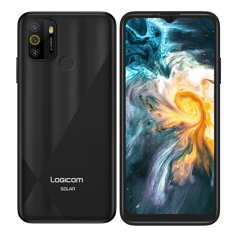 Smartphone Logicom SOLAR / 4G / 4 Go / 64 Go / Noir