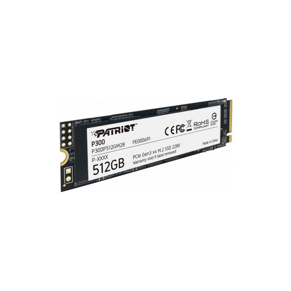 Disque Dur SSD M.2 2280 PCIe Patriot P300 / 512 Go