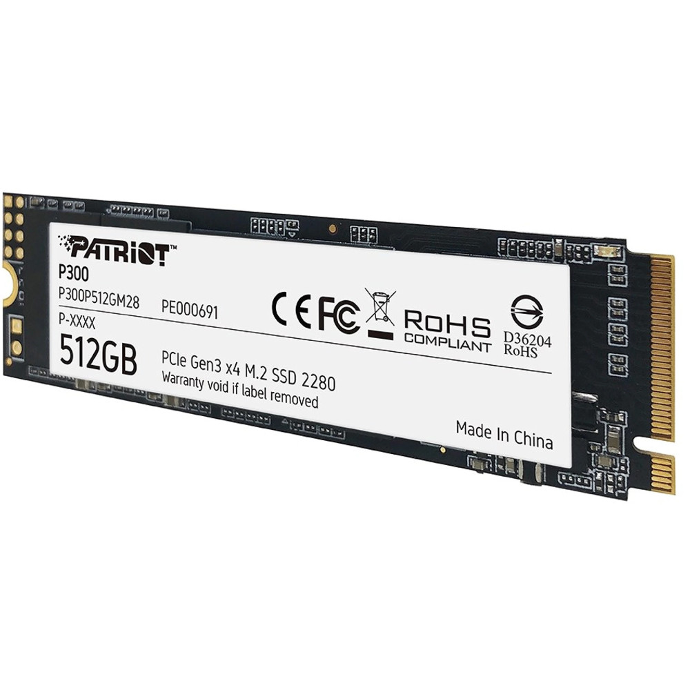 Disque Dur SSD M.2 2280 PCIe Patriot P300 / 512 Go