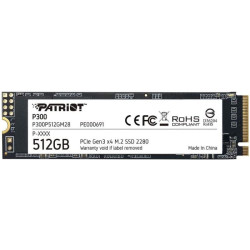 Disque Dur SSD M.2 2280 PCIe Patriot P300 / 512 Go