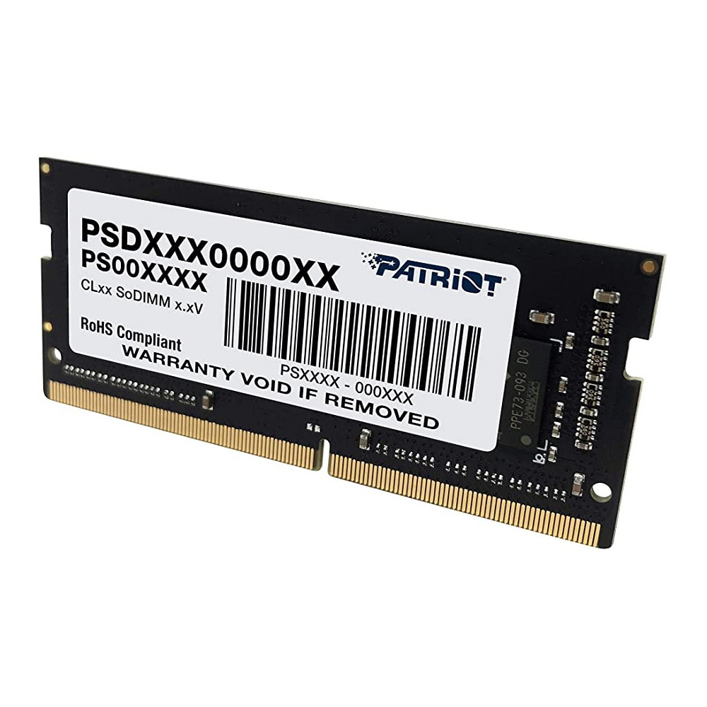 Barette Mémoire Patriot Signature SO-DIMM DDR4 CL22 / 8 Go / 3200MHz