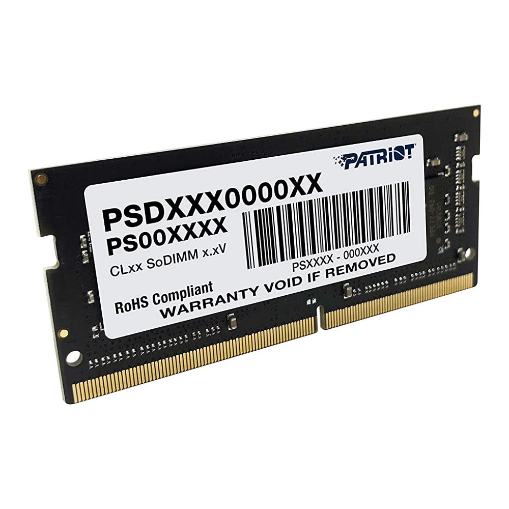 Barette Mémoire Patriot Signature SO-DIMM DDR4 CL22 / 8 Go / 3200MHz
