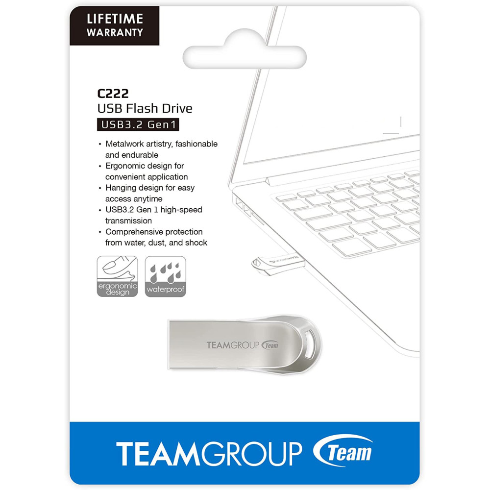 Clé USB TeamGroup C222 / 64 Go / USB 3.2