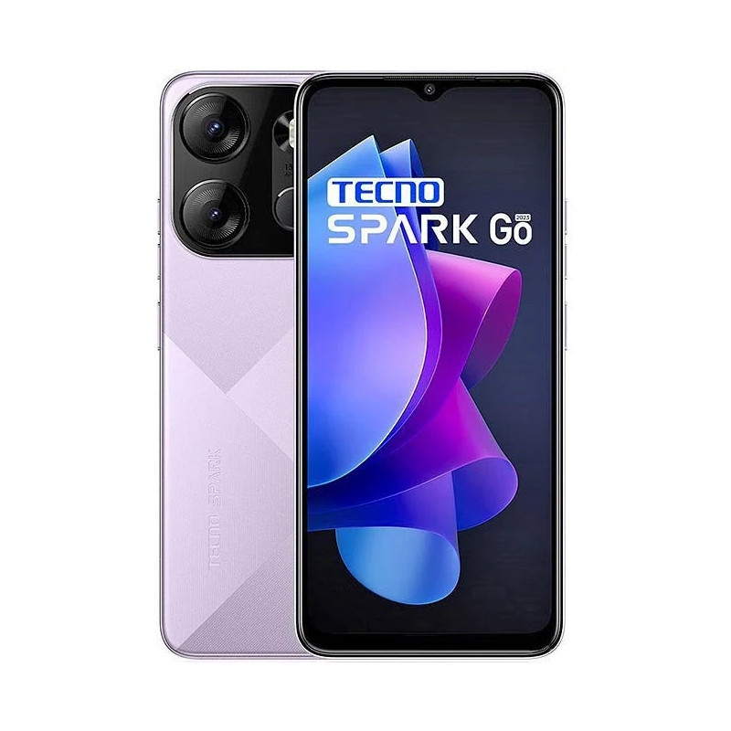 Smartphone Tecno Spark Go 2023 / 4 Go / 64 Go / Violet
