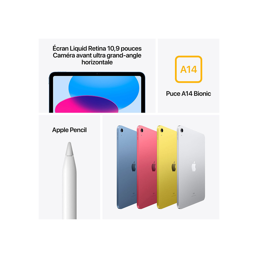 IPAD APPLE  2022 WIFI 64 GO/ BLUE