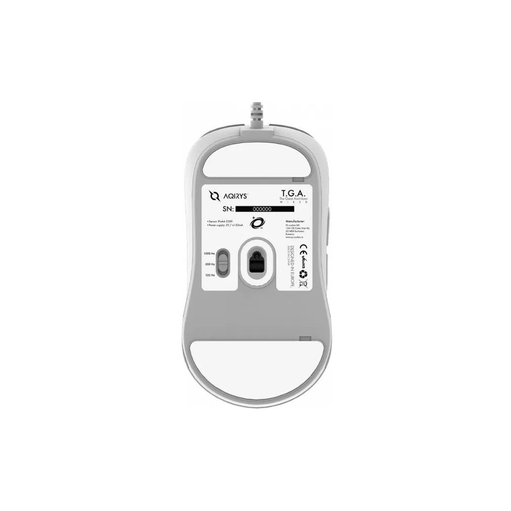 Souris Gamer AQIRYS TGA Filaire /  RGB / Blanc