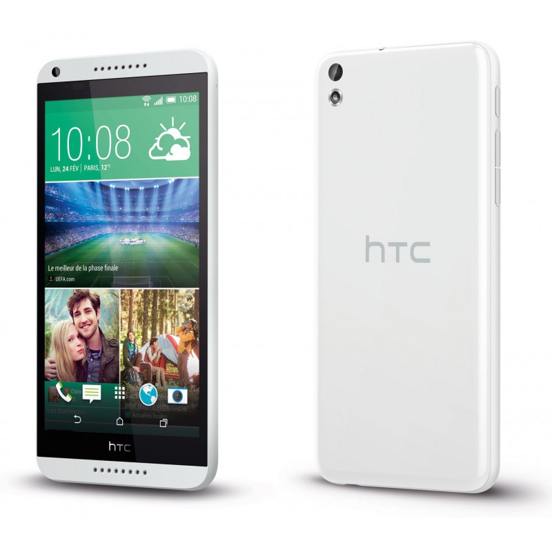 Téléphone Portable HTC Desire 816 / Double SIM / Blanc