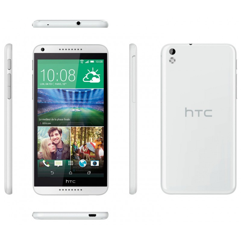 Téléphone Portable HTC Desire 816 / Double SIM / Blanc