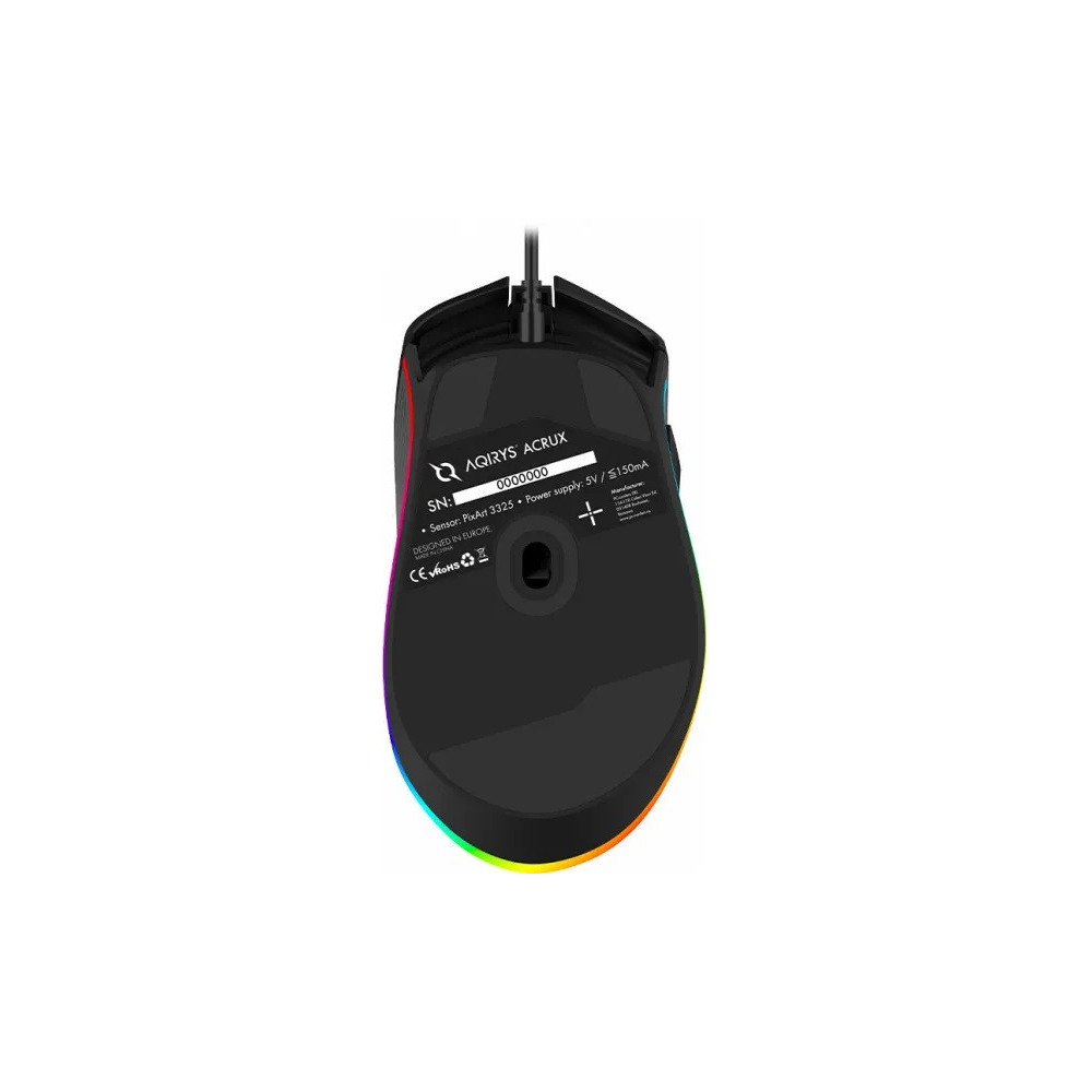 Souris Gamer AQIRYS ACRUX / Filaire / RGB / Black