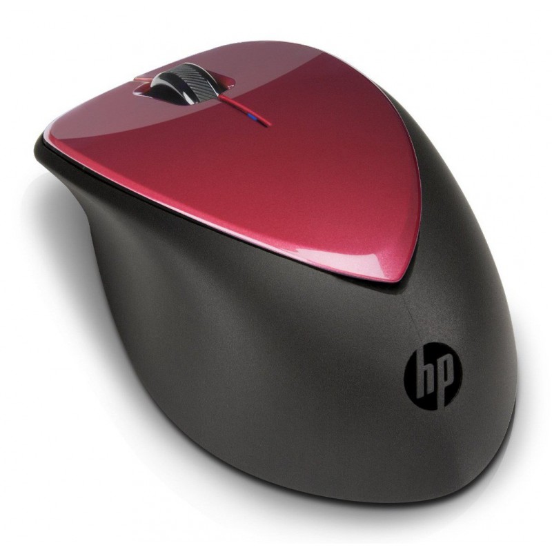 Souris sans fil HP x4000 avec pointeur laser (rouge rubis)
