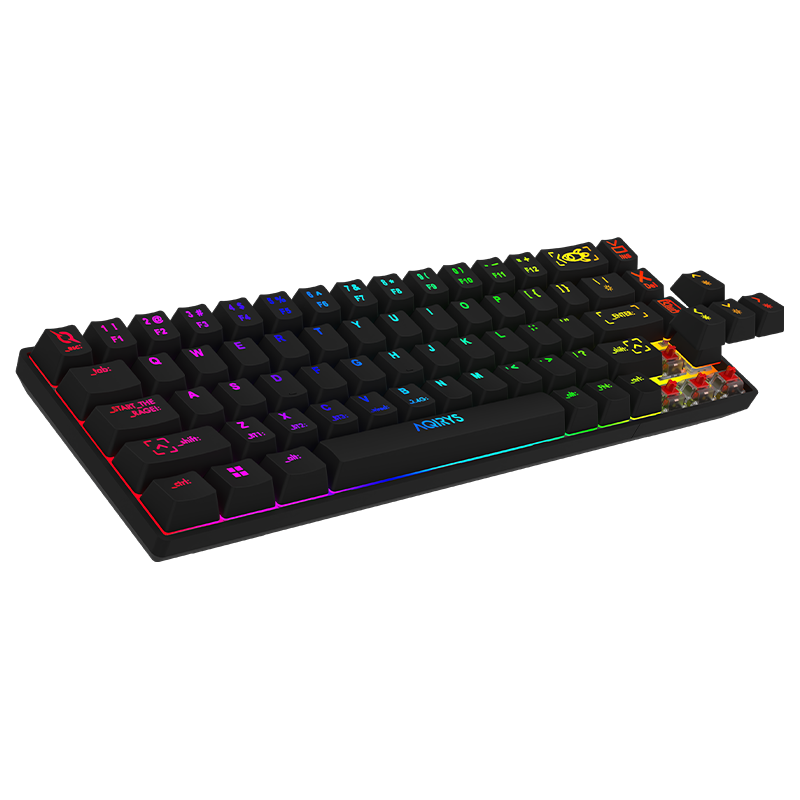 Clavier Gamer Mécanique AQIRYS MIRA / 100% Anti-ghosting / RGB / Noir