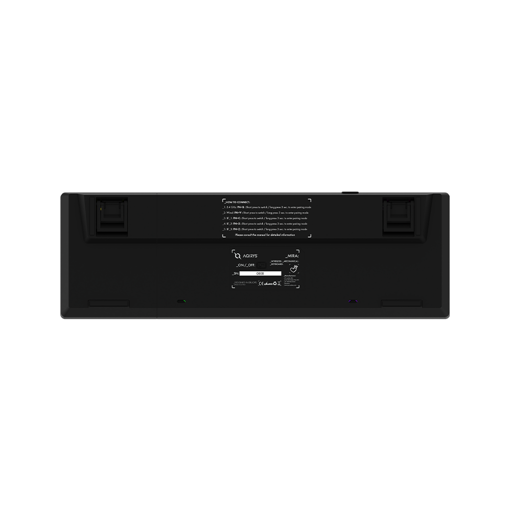 Clavier Gamer Mécanique AQIRYS MIRA / 100% Anti-ghosting /  RGB  / Noir