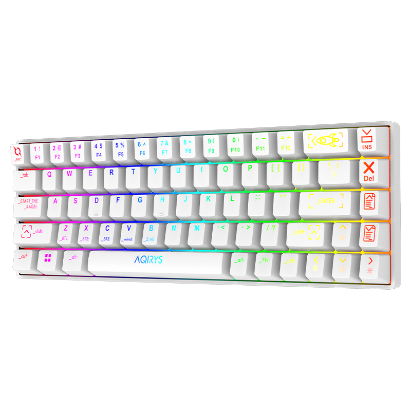 Clavier Gamer Mécanique AQIRYS MIRA 100% Anti-ghosting RGB - Noir