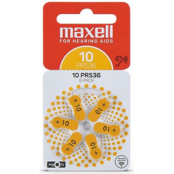 6x Piles Maxell Hearing Aid...