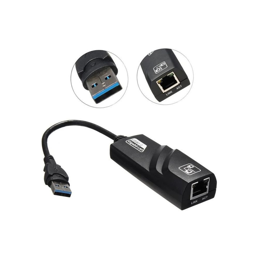 Adaptateur Réseau USB vers Ethernet Gigabit 10/100/1000 Mbps