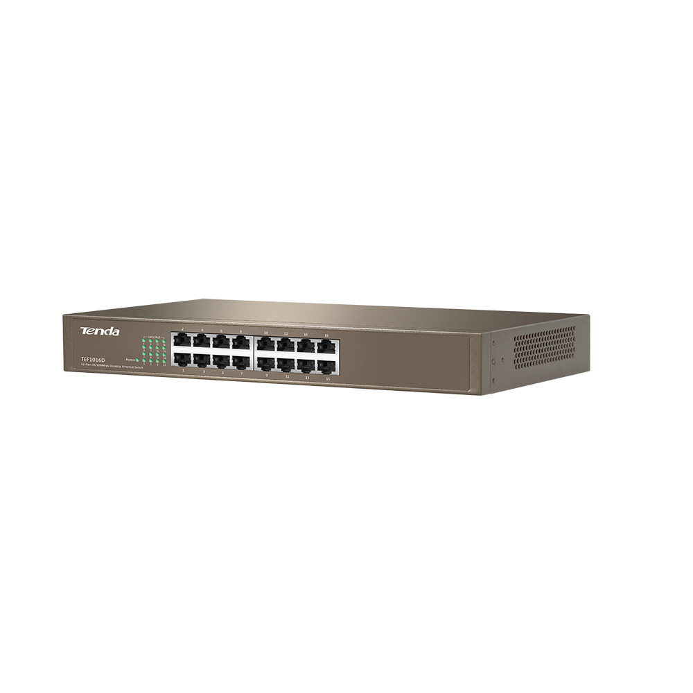 SWITCH DE BUREAU Tenda TEF1016D - 16 PORTS 10/100 MBPS