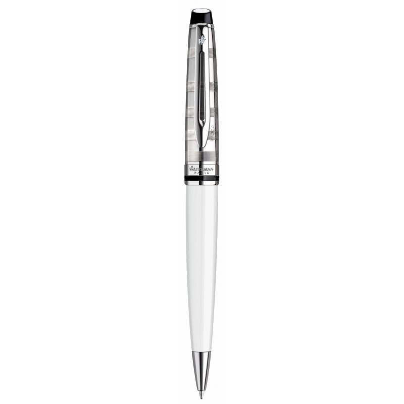 Stylo à Bille Waterman Expert Deluxe Métal Blanc