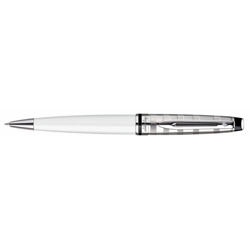 Stylo à Bille Waterman Expert Deluxe Métal Blanc