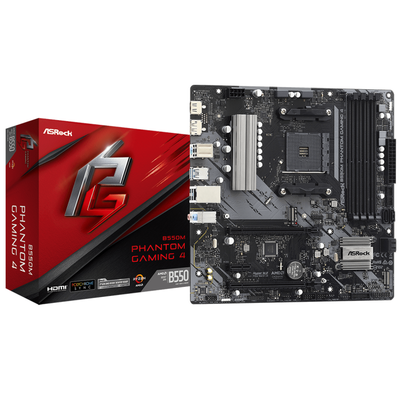 Carte Mère ASRock B550M Phantom Gaming 4