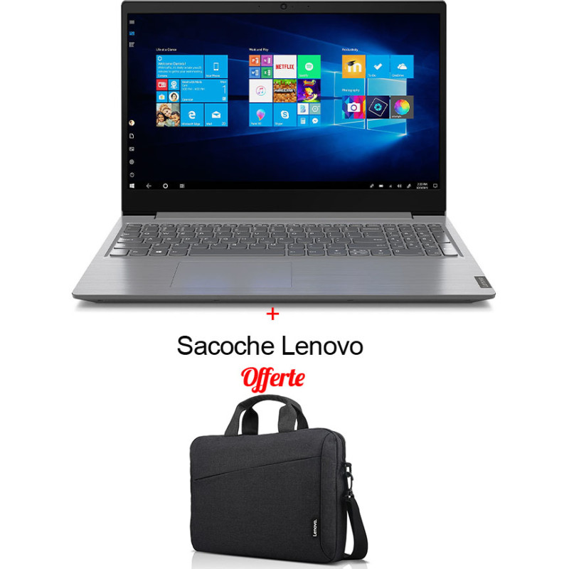 Lenovo - PC Portable V15-IGL / Intel Celeron / 8 Go / 256 Go SSD / 15.6