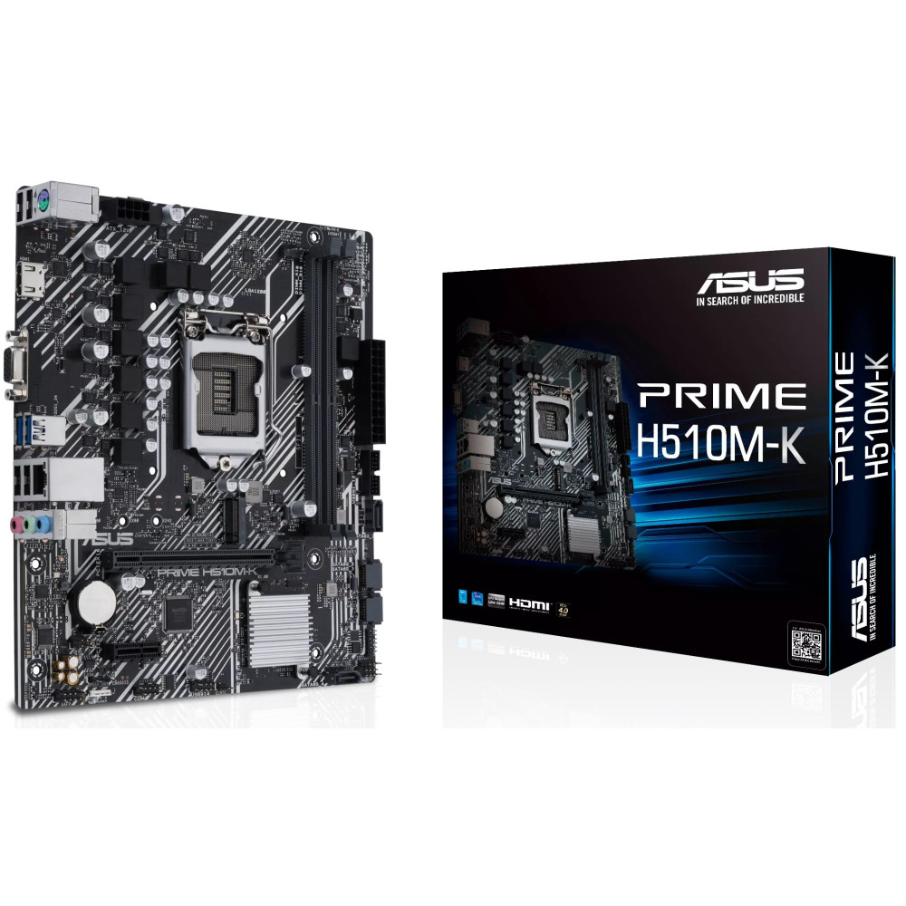 Carte mère Asus Prime H510M-K / Micro-ATX / DDR4