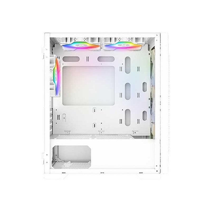 Boitier Gaming Xigmatek Vortex EN47550 RGB Blanc - SpaceNet Tunisie