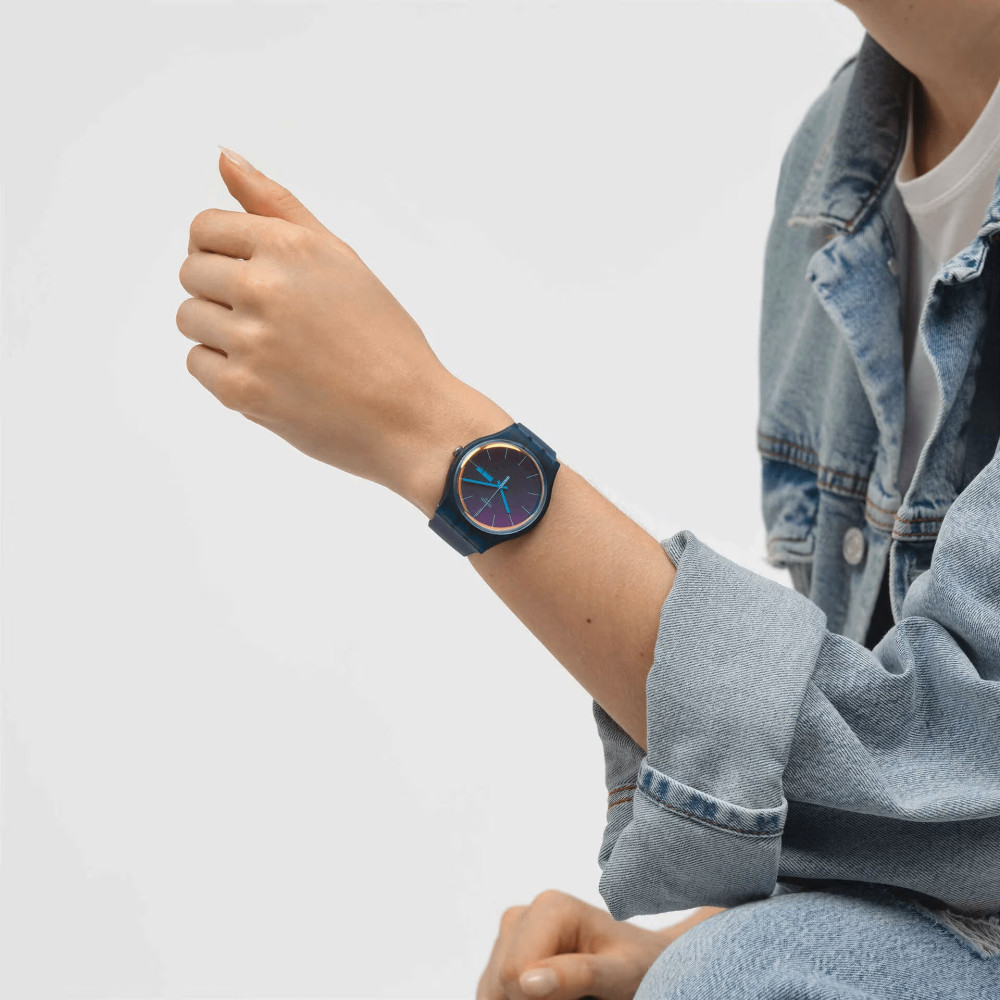 MONTRE MIXTE SWATCH FADE TO PINK SO29N707