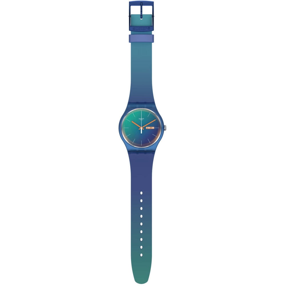 MONTRE MIXTE SWATCH FADE TO TEAL SO29N708