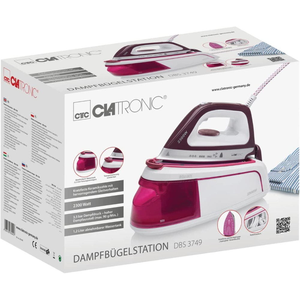 Central Vapeur CLATRONIC DBS3749 / 2300W