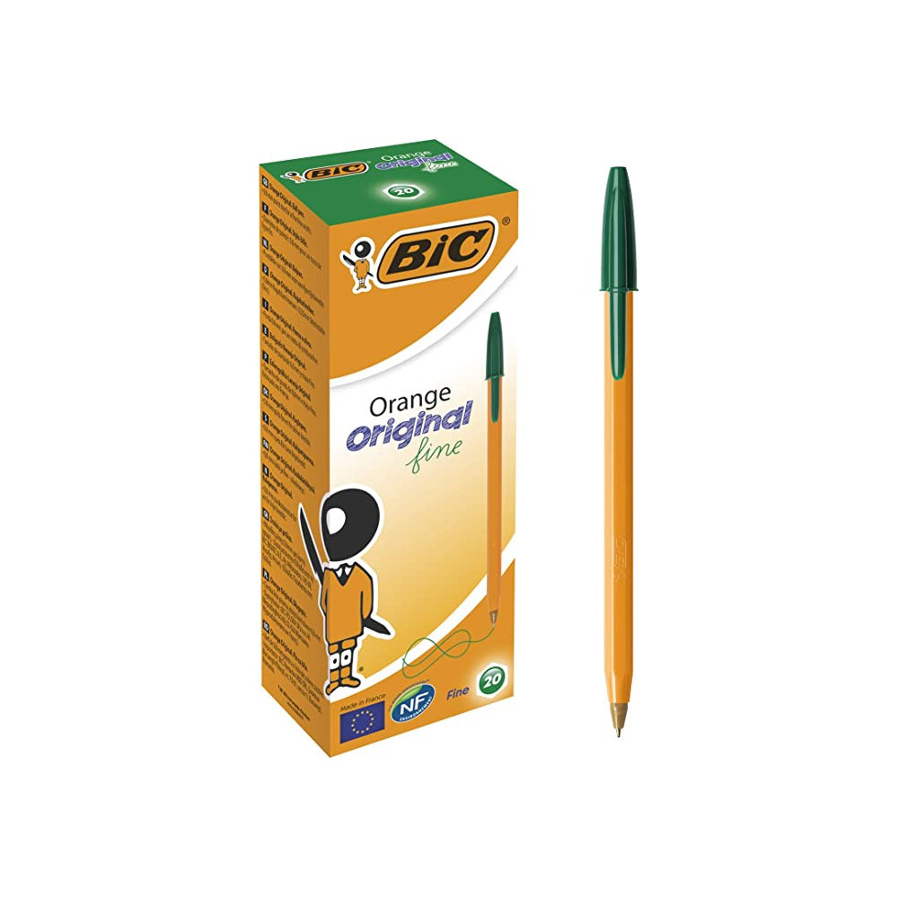 Pack de 20 Stylo bille BIC Orange / Vert
