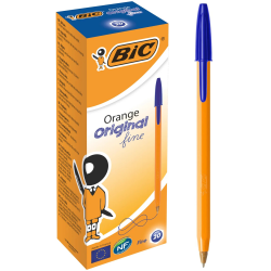 Pack de 20 Stylo bille BIC Orange / Bleu