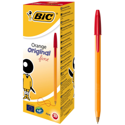 Pack de 20 Stylo bille BIC Orange / Rouge