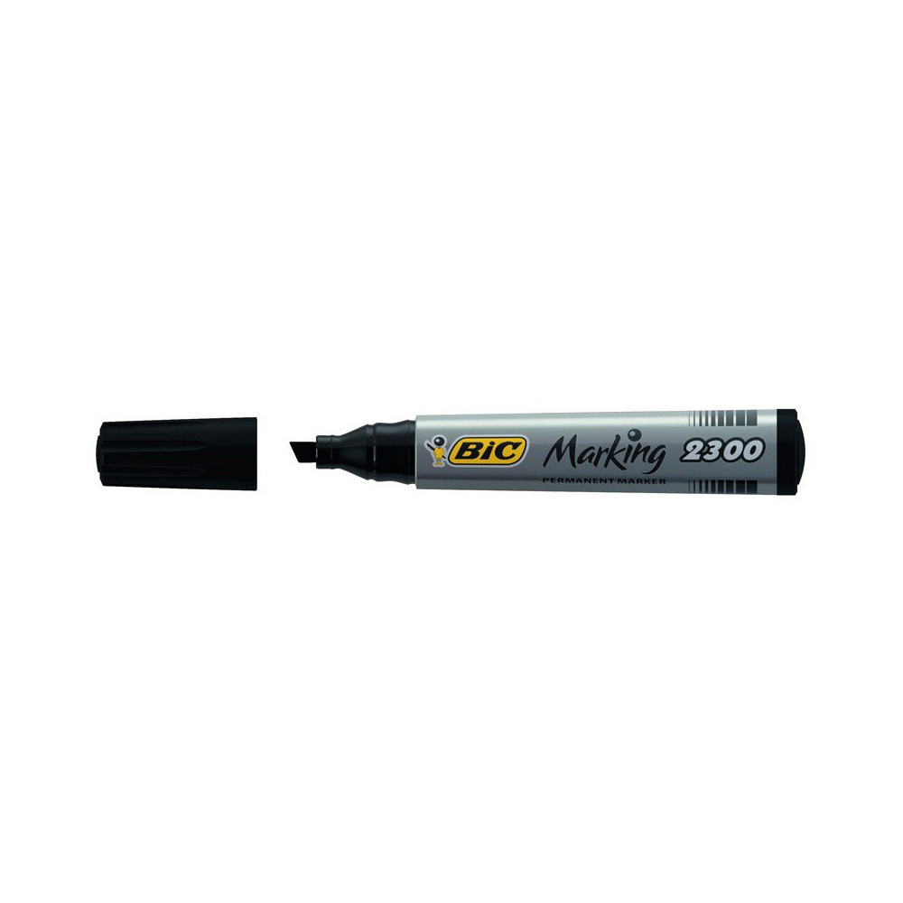 Pack de 12 marqueur permanent BIC 2300 / Noir