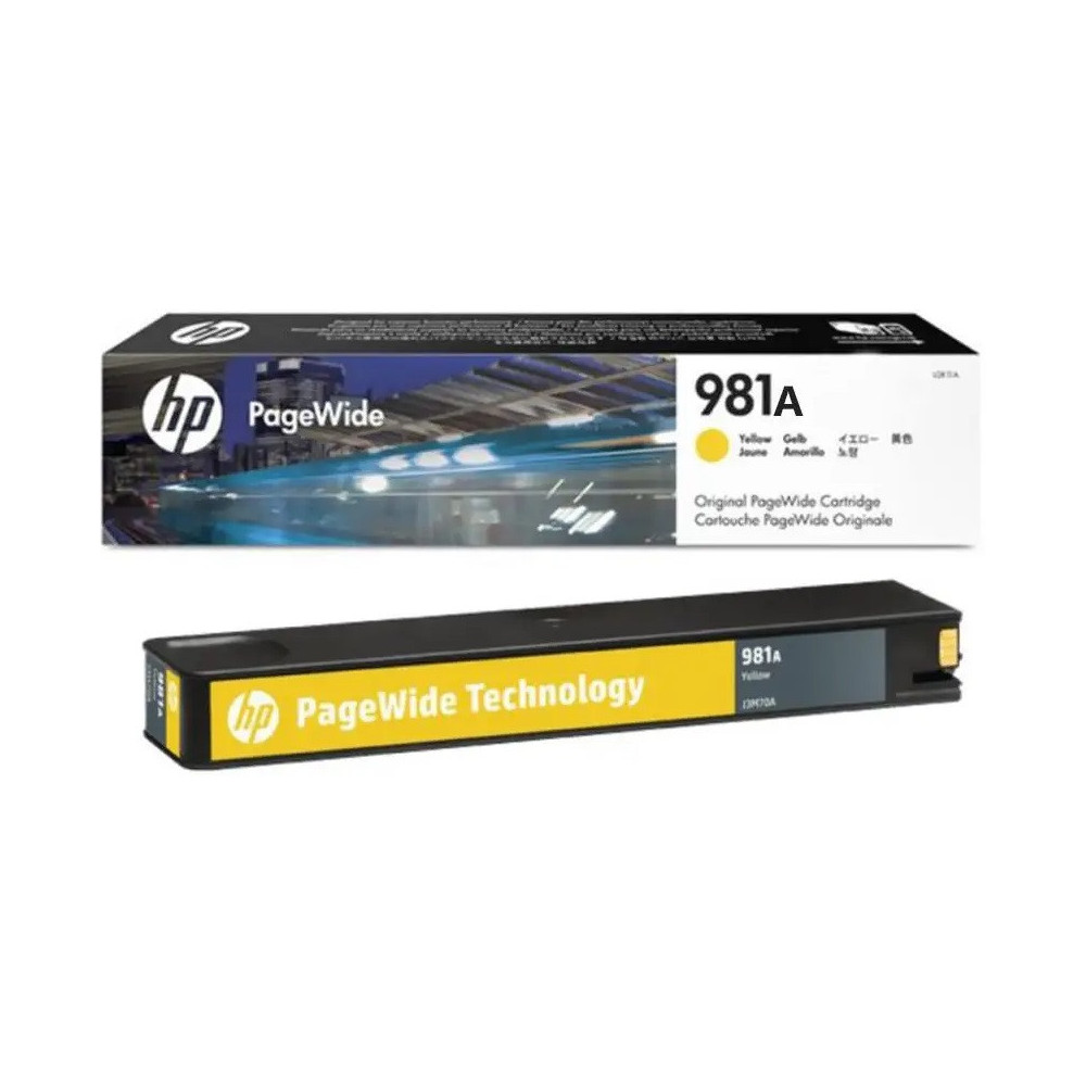 Cartouche HP PageWide Original 981A / Jaune