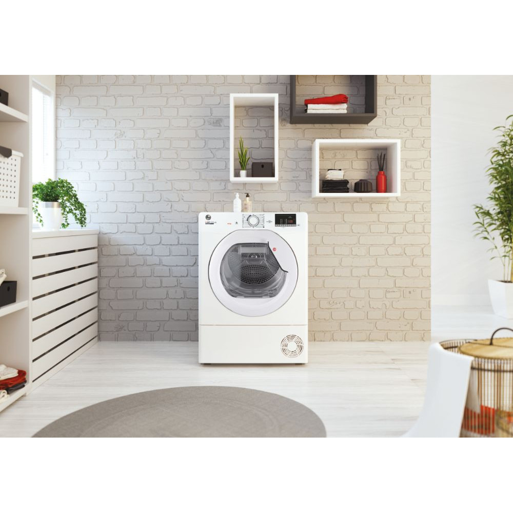 Sèche linge Hoover 10 Kg / Blanc / HLEC10DE-80