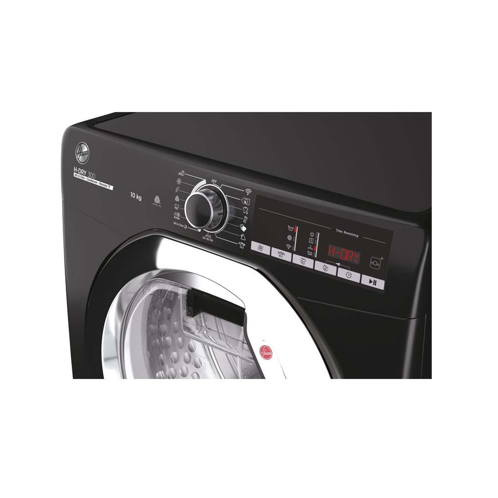 Sèche linge Hoover HLEC10TCEB-80 / 10 Kg / Noir