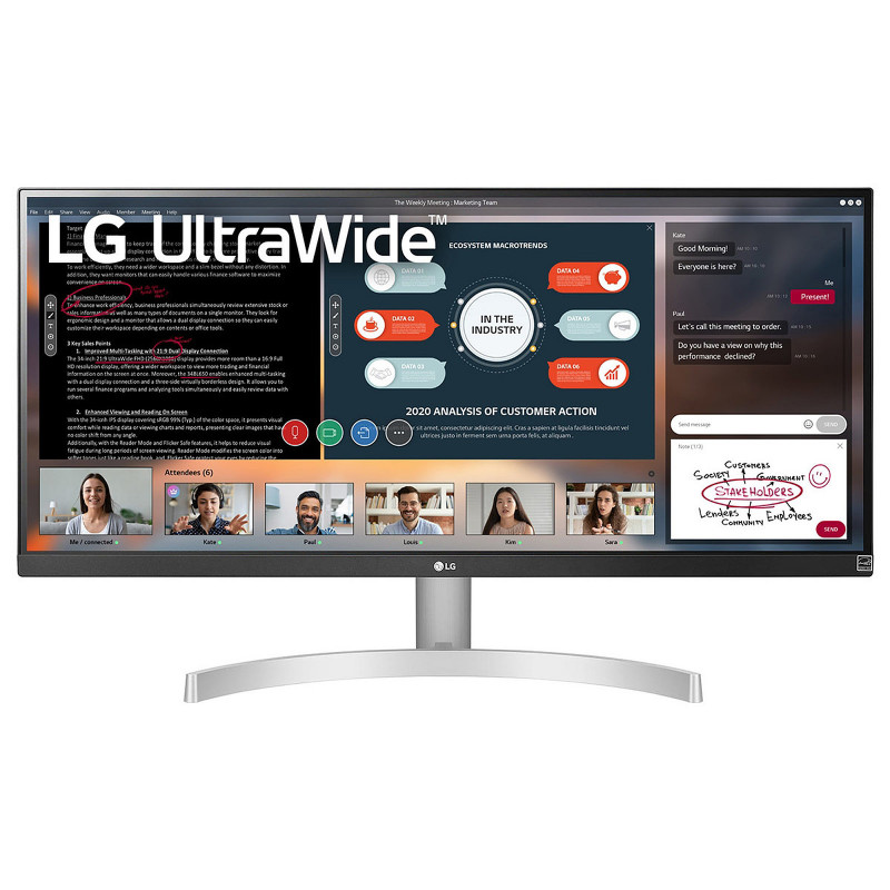 Ecran LG 29" UltraWide Full HD 29WQ600-W