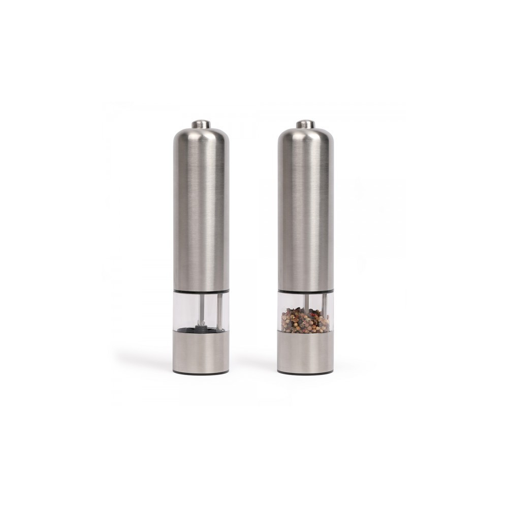 2 MOULINS A ÉPICES ÉLECTRIQUE INOX LIVOO