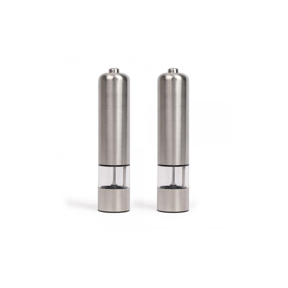 2 MOULINS A ÉPICES ÉLECTRIQUE INOX LIVOO