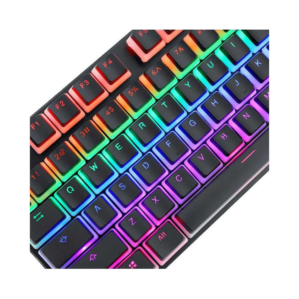 Touche Clavier Gaming Mécanique REDRAGON SCARAB A130 / RGB / Noir