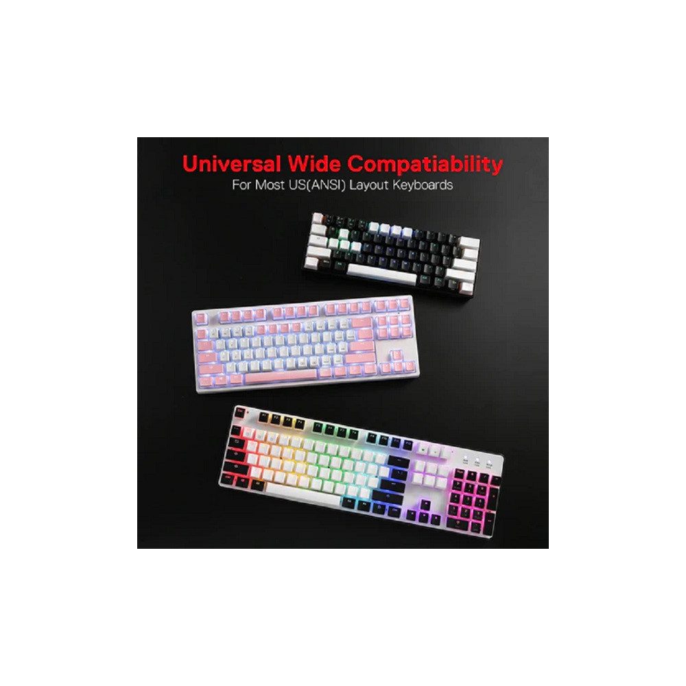 Touche Clavier Gaming Mécanique REDRAGON SCARAB A130 / RGB / Noir