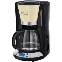 Cafetière Programmable Crème RUSSELL HOBBS 24033-56 / 1100W / 1.25L